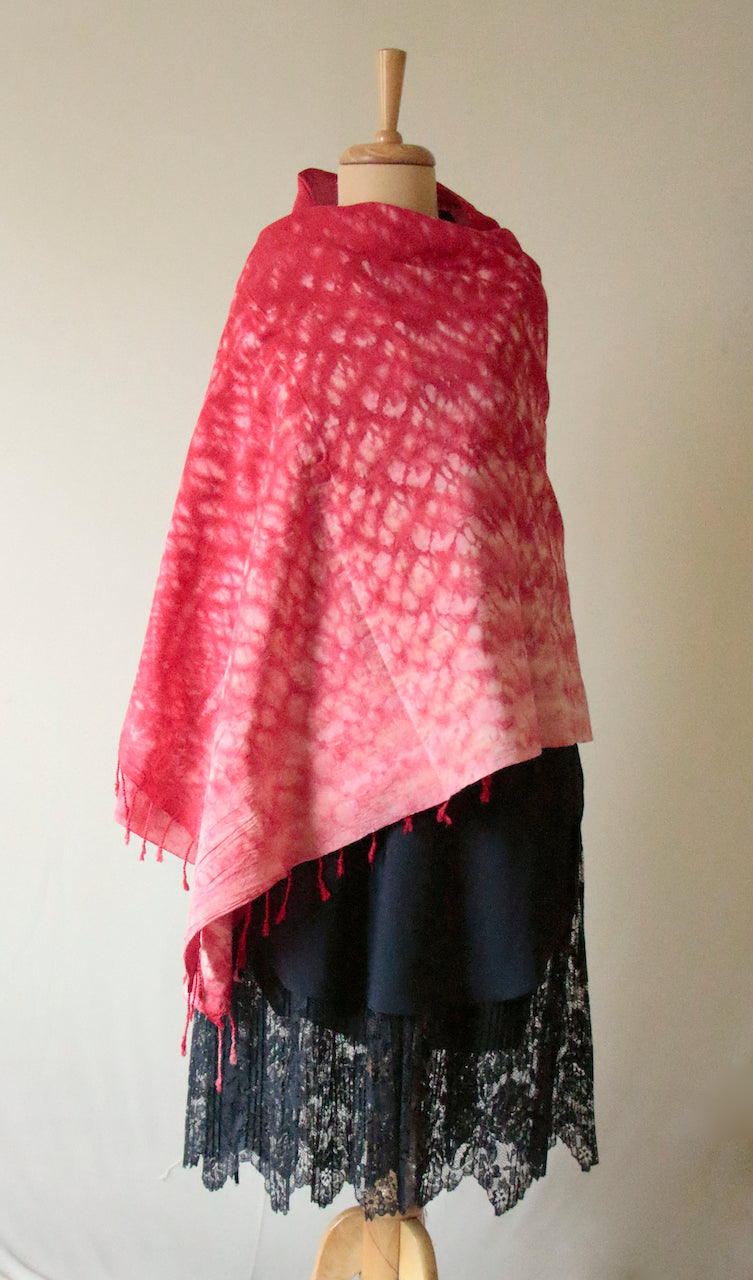 Natural Dyed Scarf / Dupatta in Handwoven Cotton