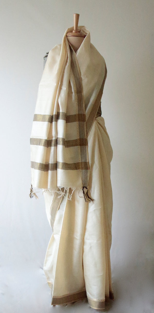 Tassar Silk Saree From Chattisgarh , India