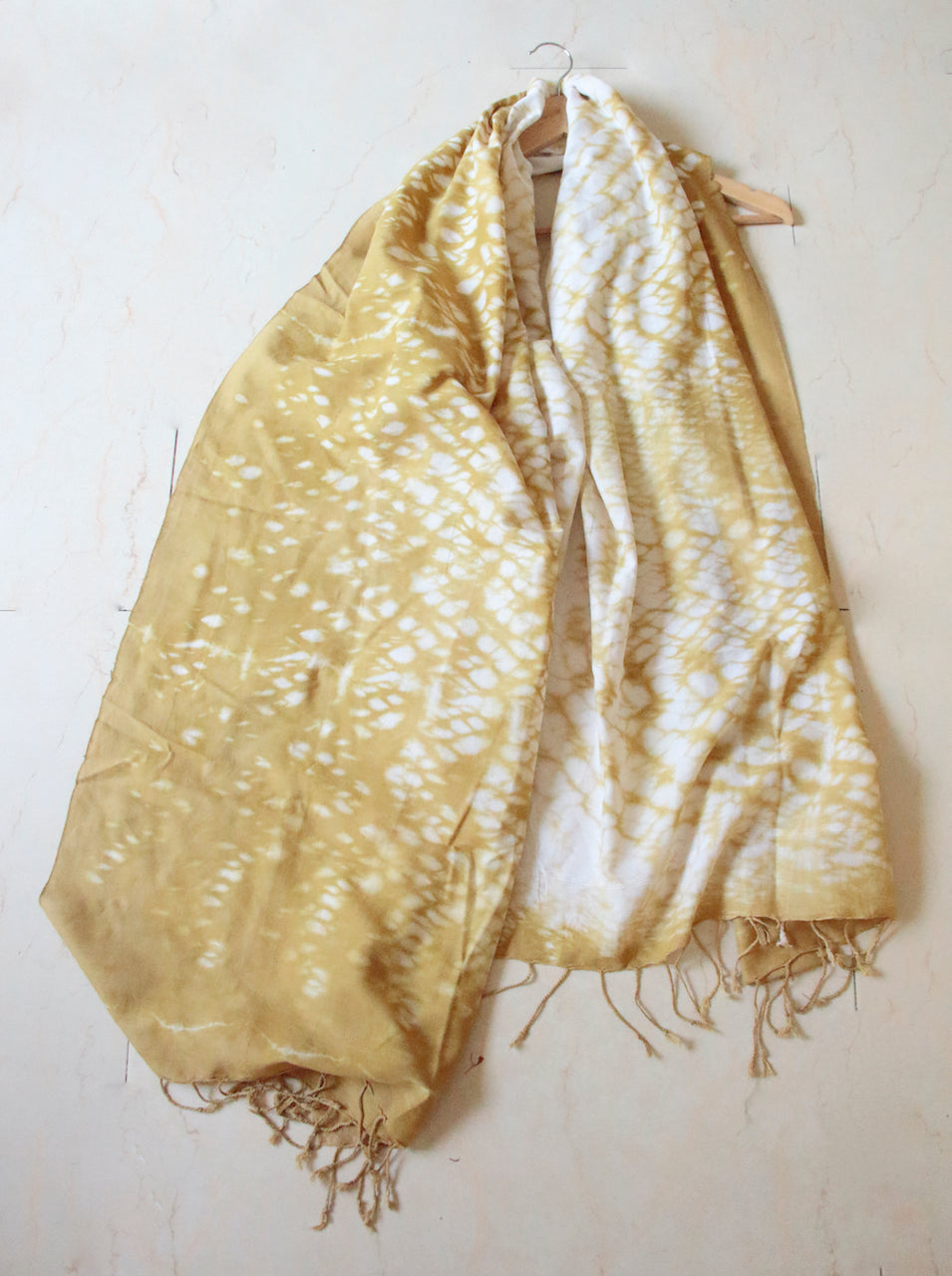 Natural Dyed Scarf / Dupatta in Handwoven Cotton