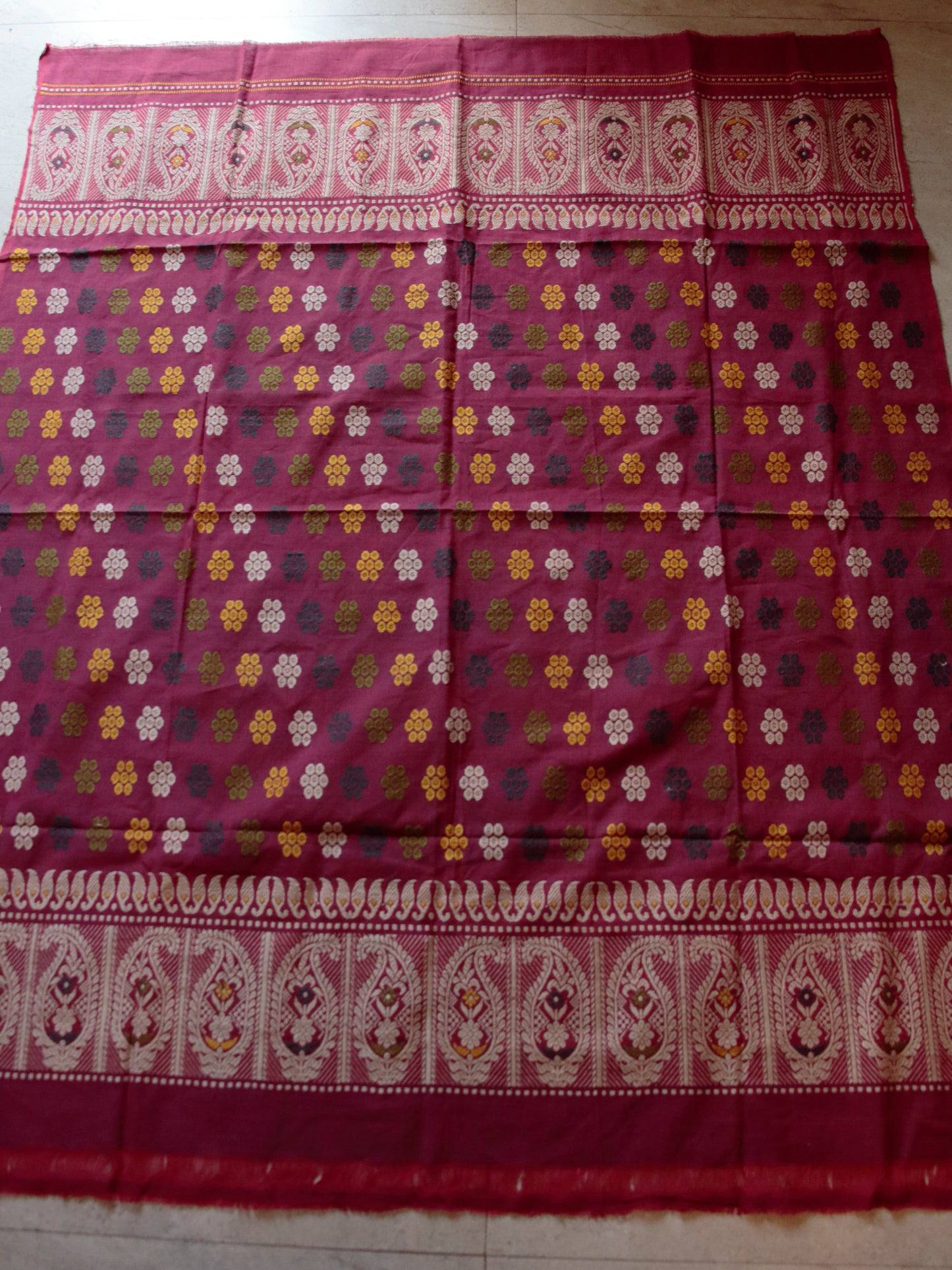 Natural Dyed Eri Silk / Peace Silk Blouse Pieces - 1.10 meter 39" width