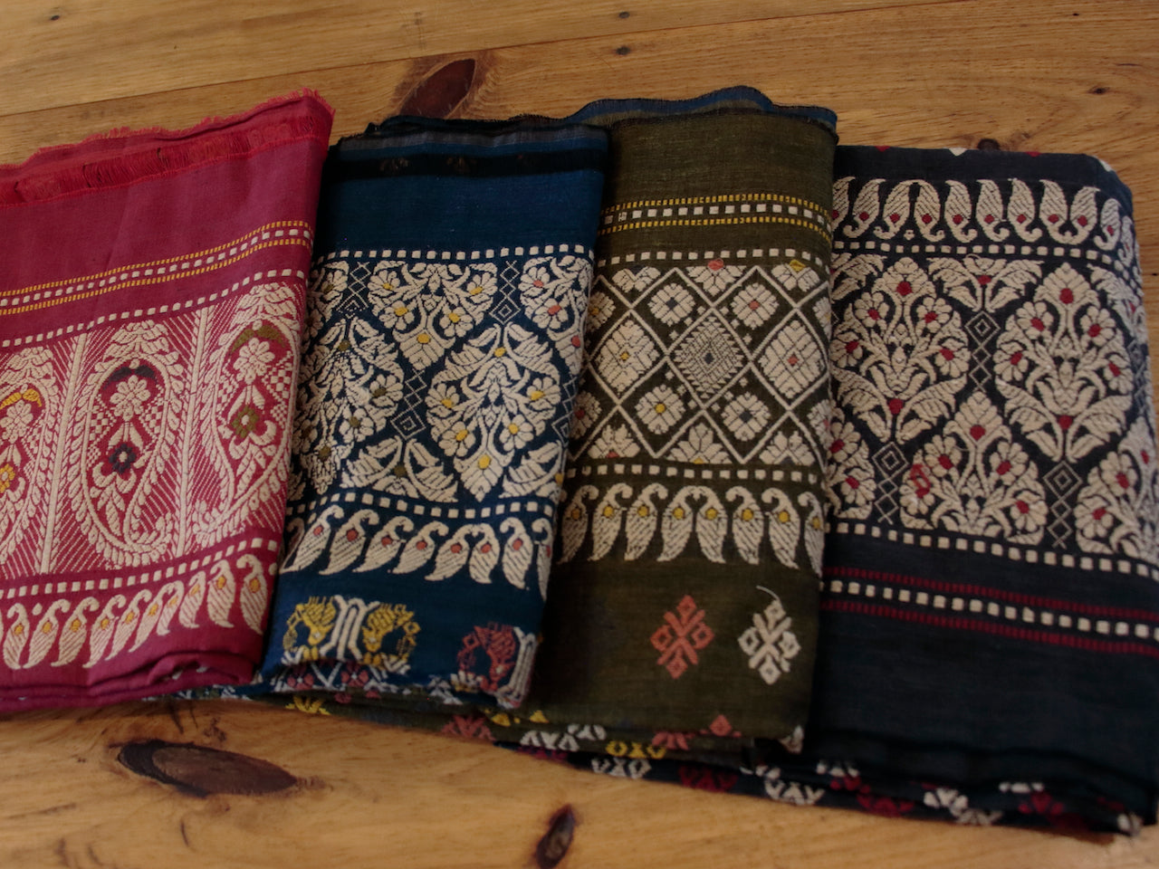 Natural Dyed Eri Silk / Peace Silk Blouse Pieces - 1.10 meter 39" width