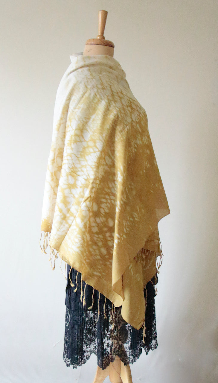 Natural Dyed Scarf / Dupatta in Handwoven Cotton
