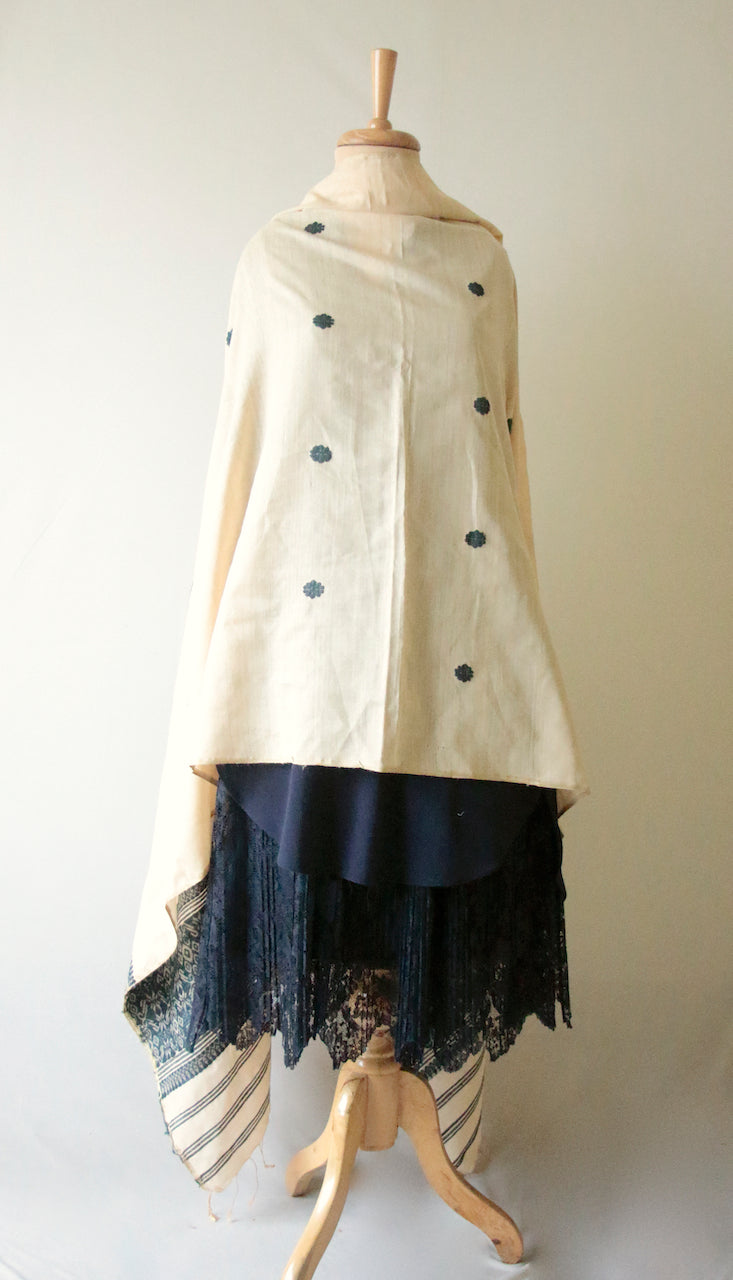Silk Handloom Dupatta / Wrap from Assam