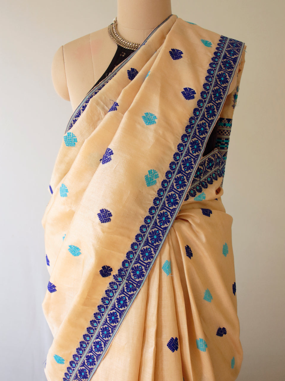 Tassar Silk Handloom Saree from Assam -Made to order Only