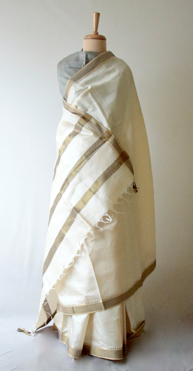 Tassar Silk Saree From Chattisgarh , India