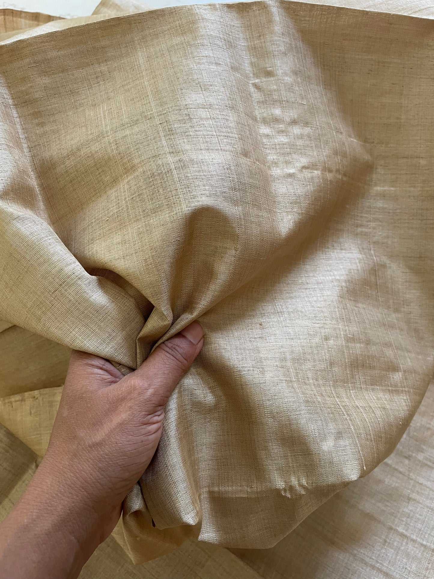 Hundred Percent Muga Silk Fabric from Assam