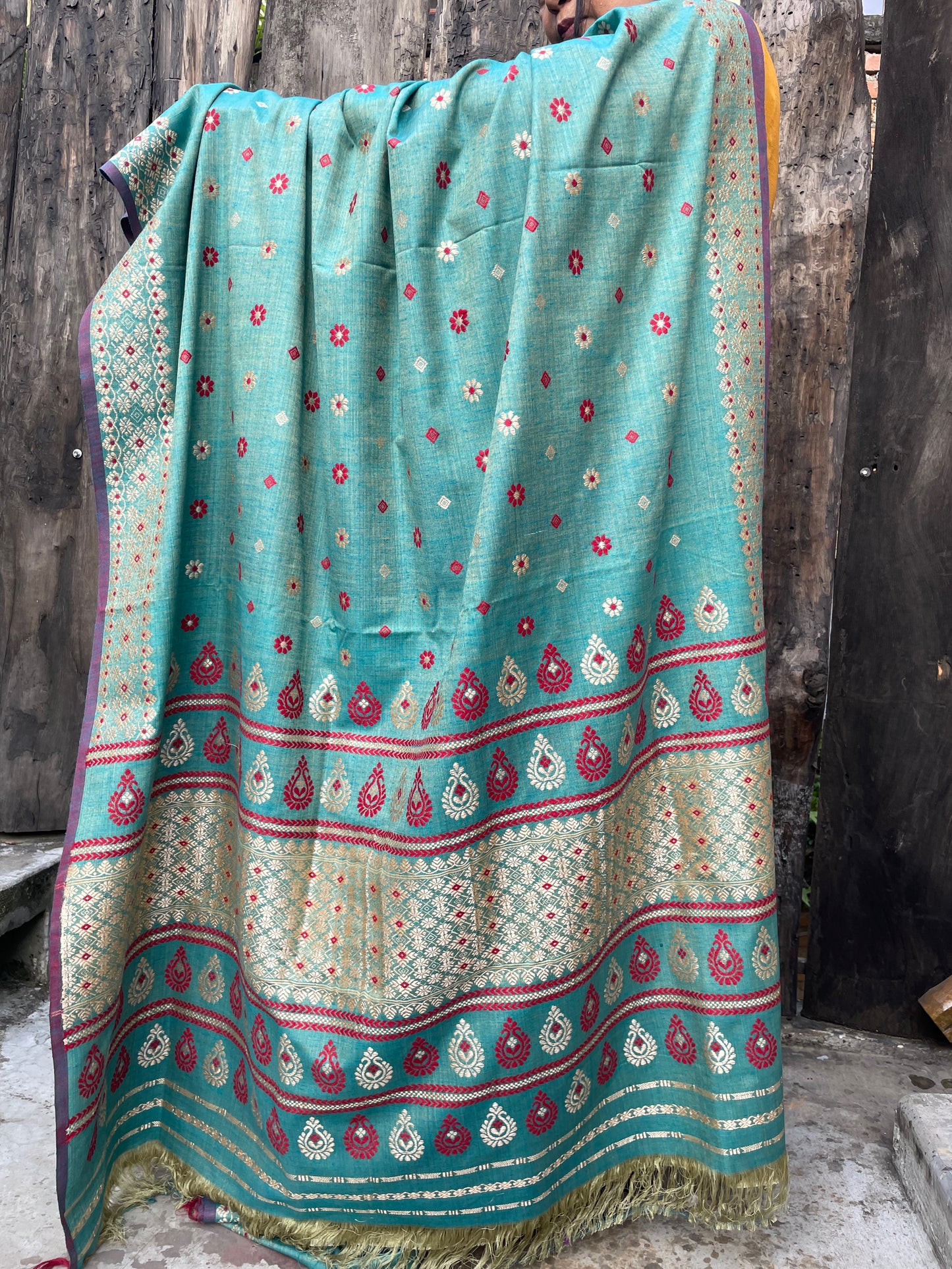 Handloom Eri Silk Saree from Assam