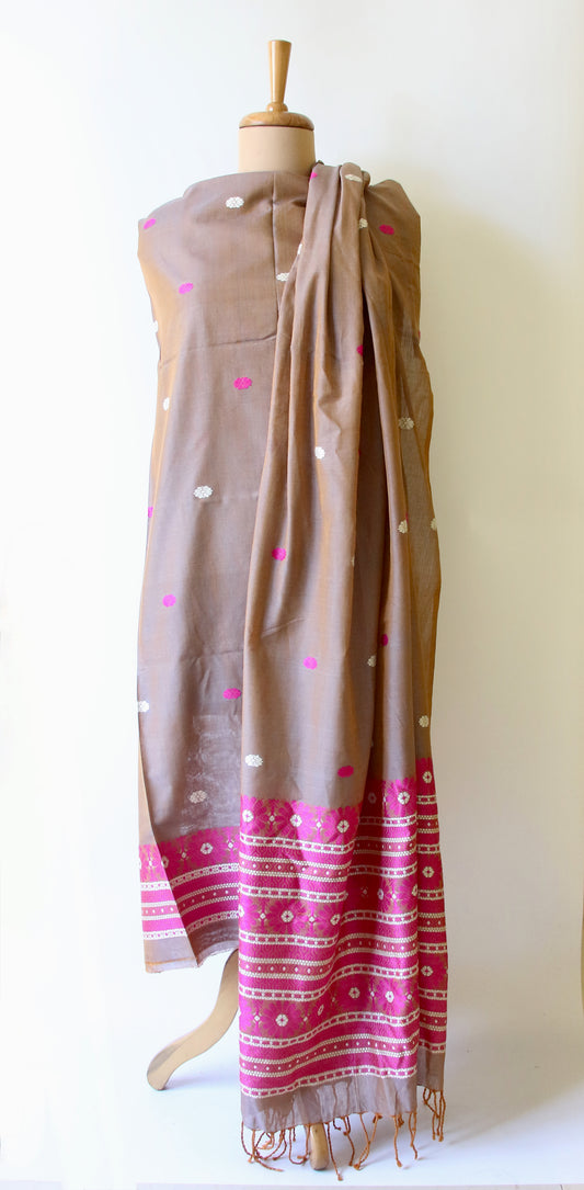 Cotton Assam Design Full Suit Set