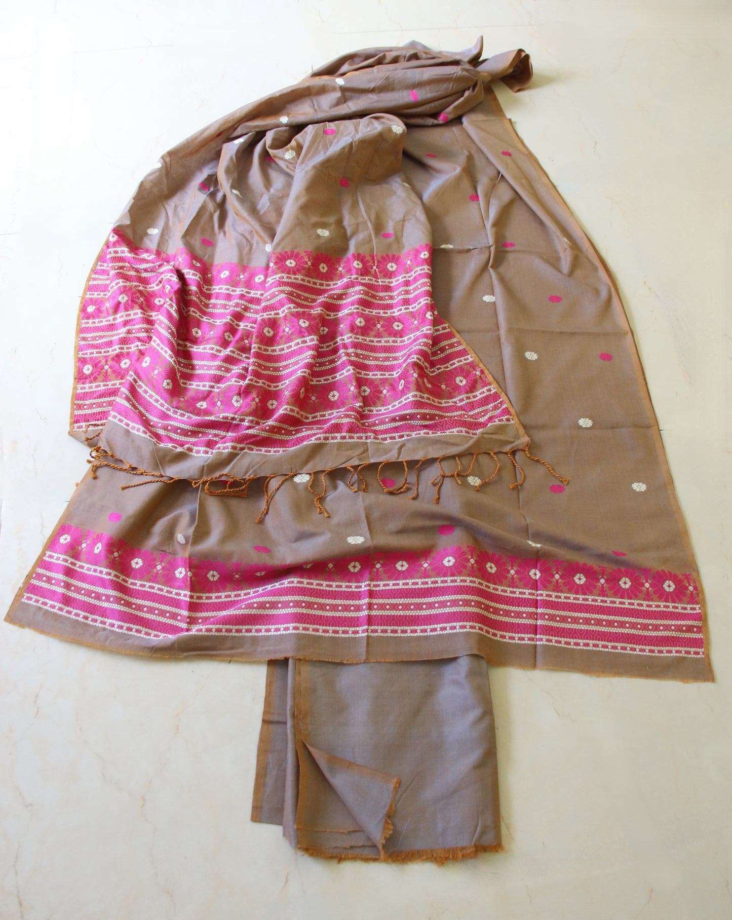 Cotton Assam Design Full Suit Set
