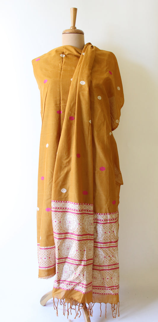Cotton Assam Design Full Suit Set