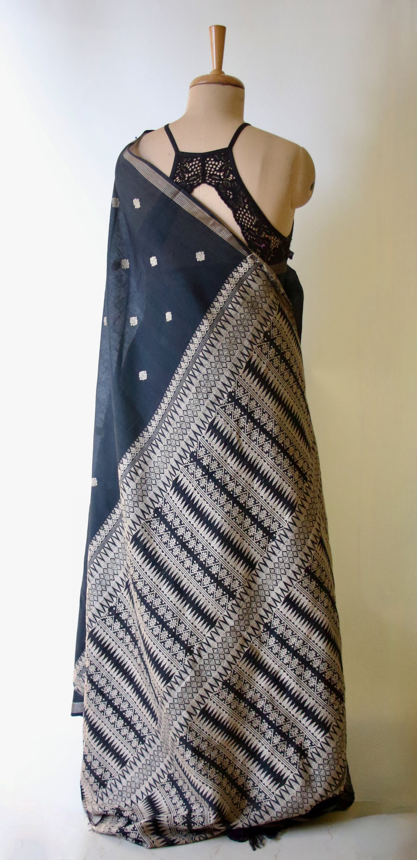 Handloom Cotton Silk Saree from Assam