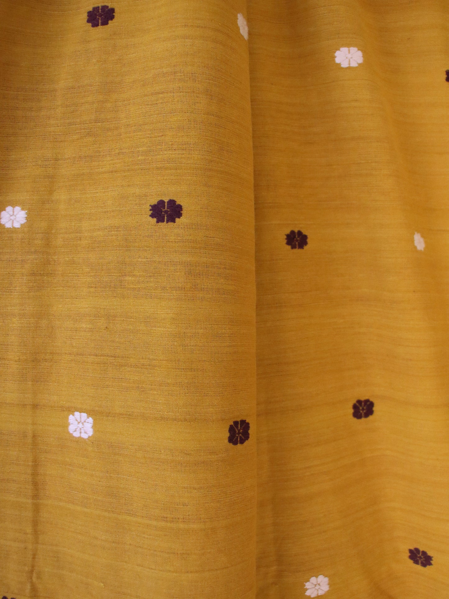 Handwoven Natural Dyed Cotton Eri Silk Shawl from Assam