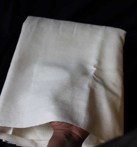 Handloom Eri Silk Fabric. - Diamond Patterned Self Design