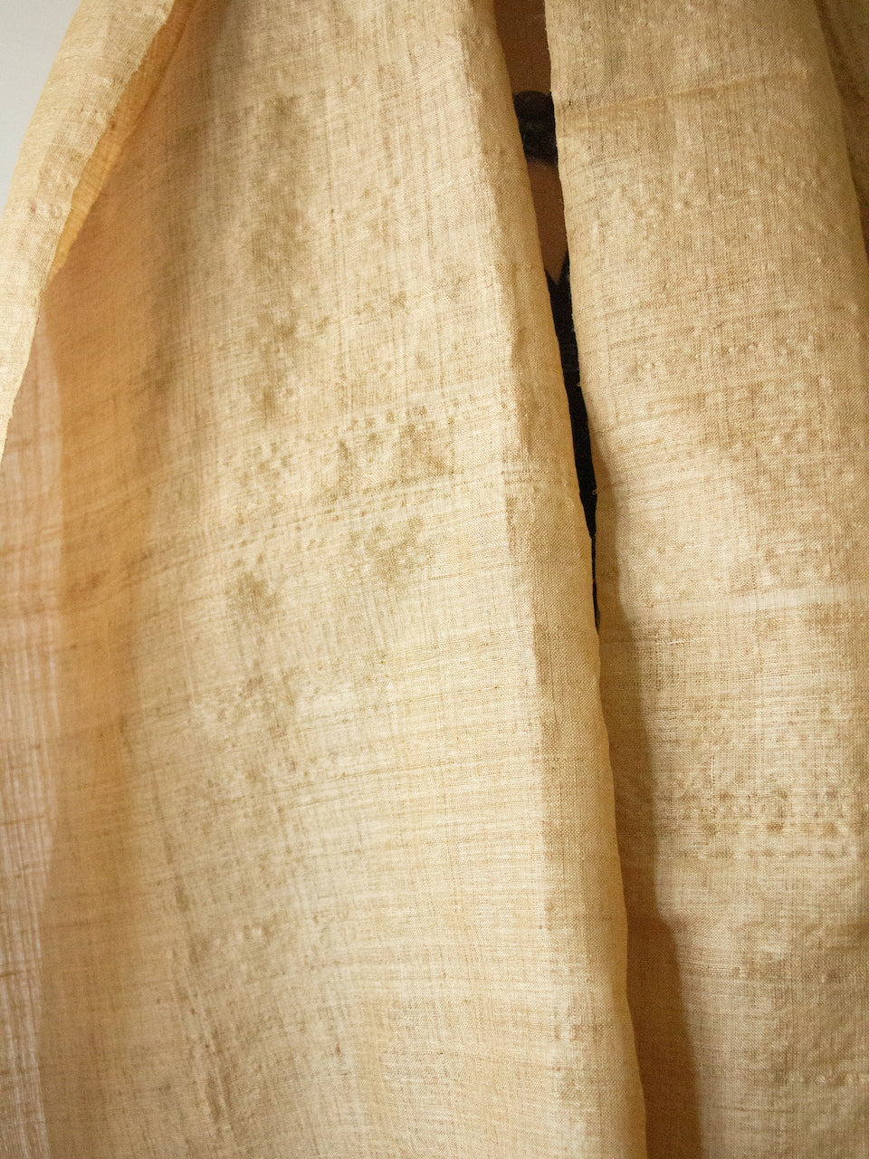 Hundred Percent Handwoven Muga Silk / Golden Silk Scarf from Assam