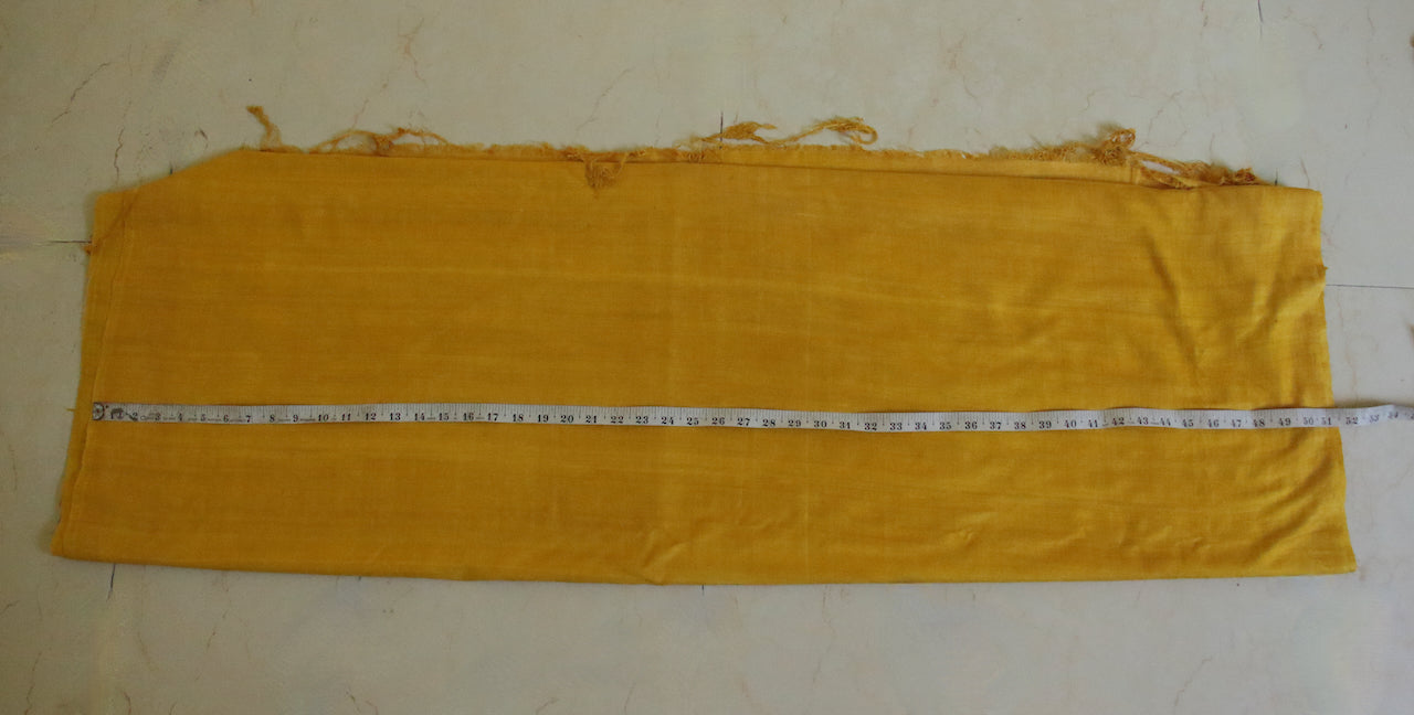 Handwoven Natural dyed Hundred percent Eri Silk