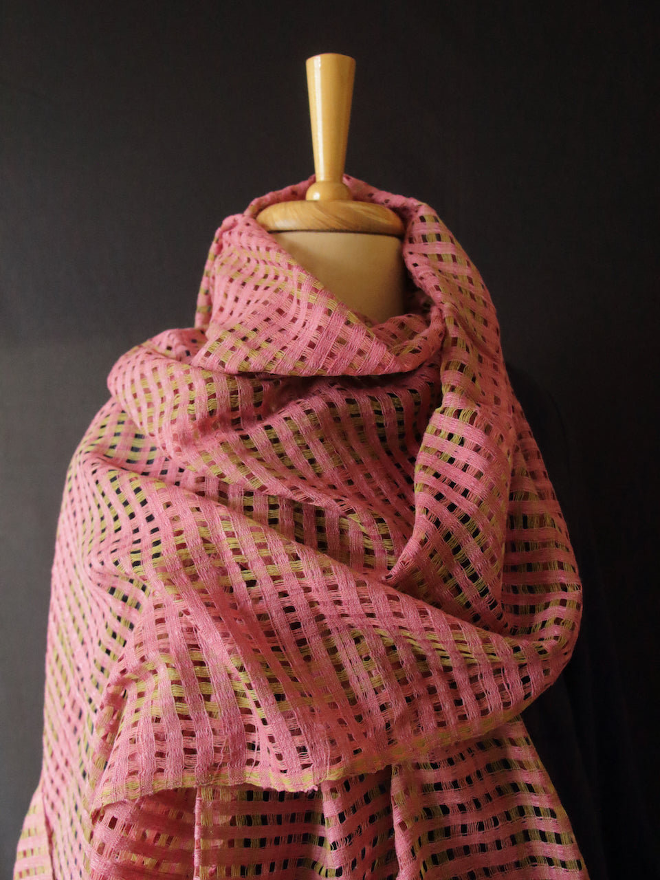 Natural Dyed Eri Silk Handloom Muffler from Assam