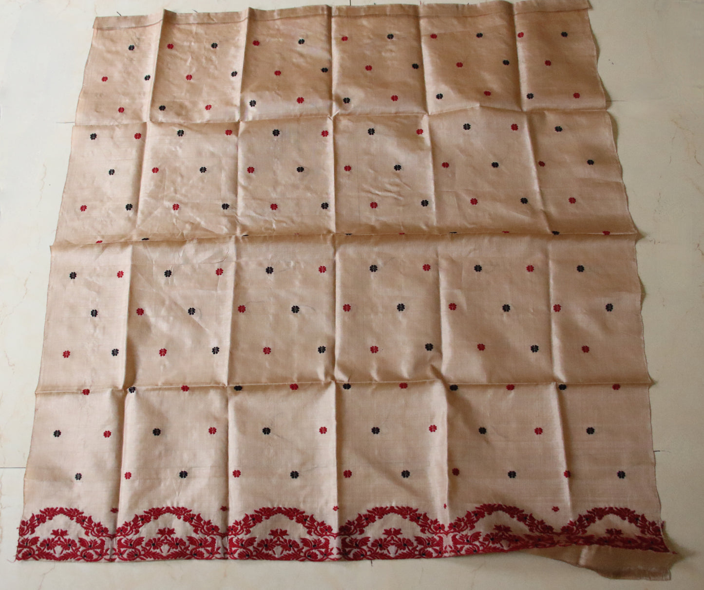 Tassar Silk Handloom Mekhla Chador Set