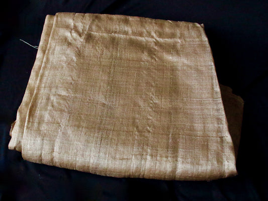 Hundred Percent Muga Silk Fabric - 46" Width