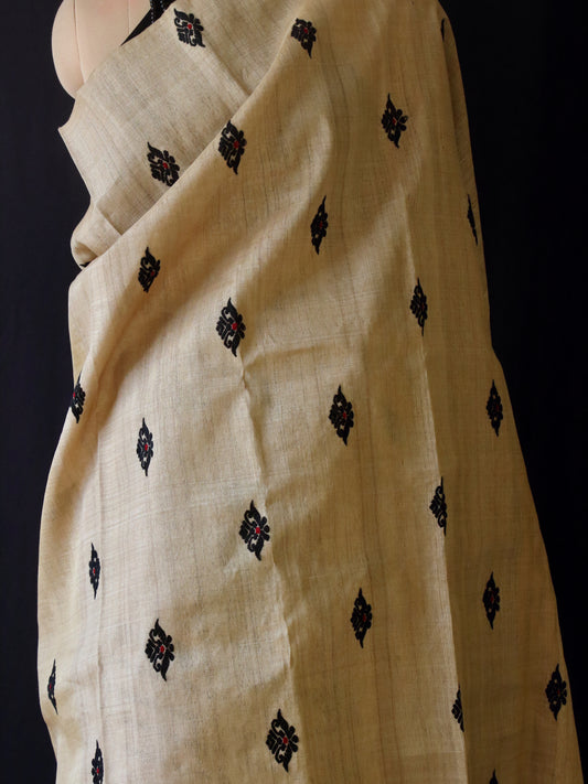 Authentic Muga Silk  Mekhela Chador Set from Assam- Made to order