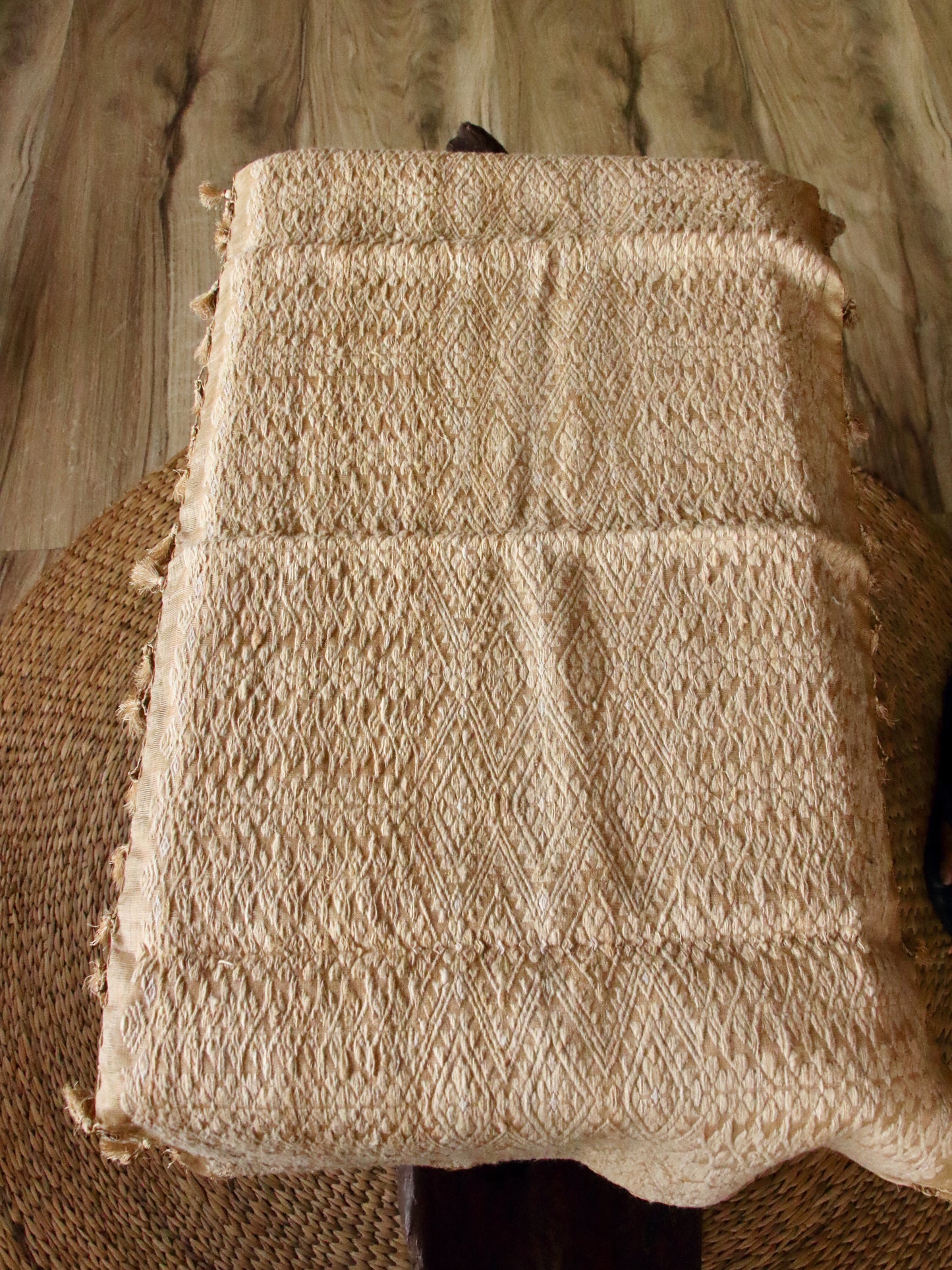 Handwoven Muga Silk Table Runner