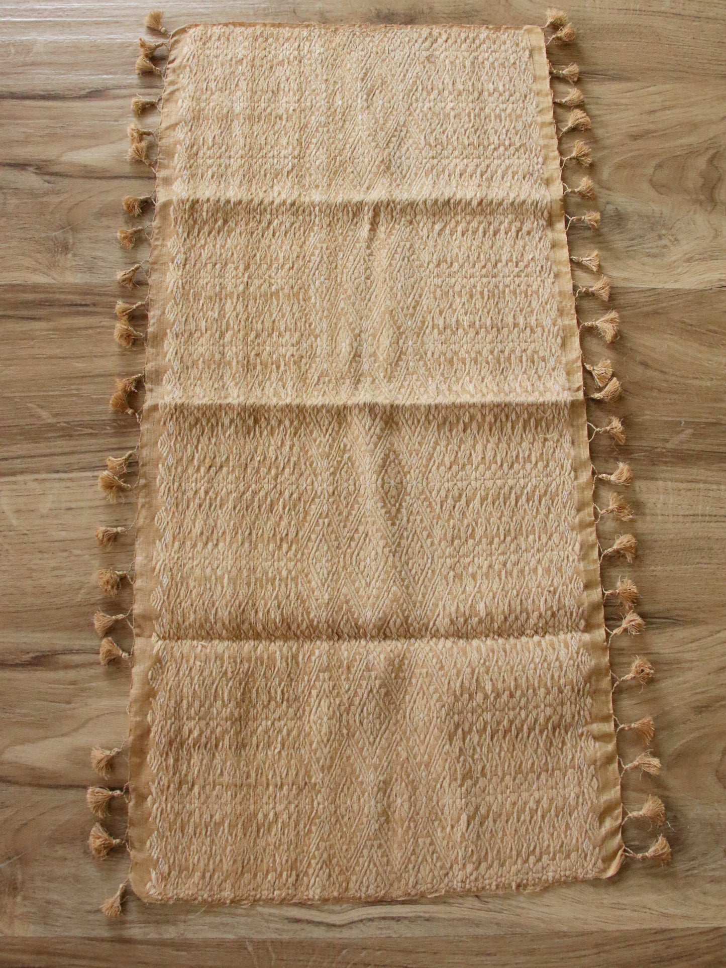 Handwoven Muga Silk Table Runner