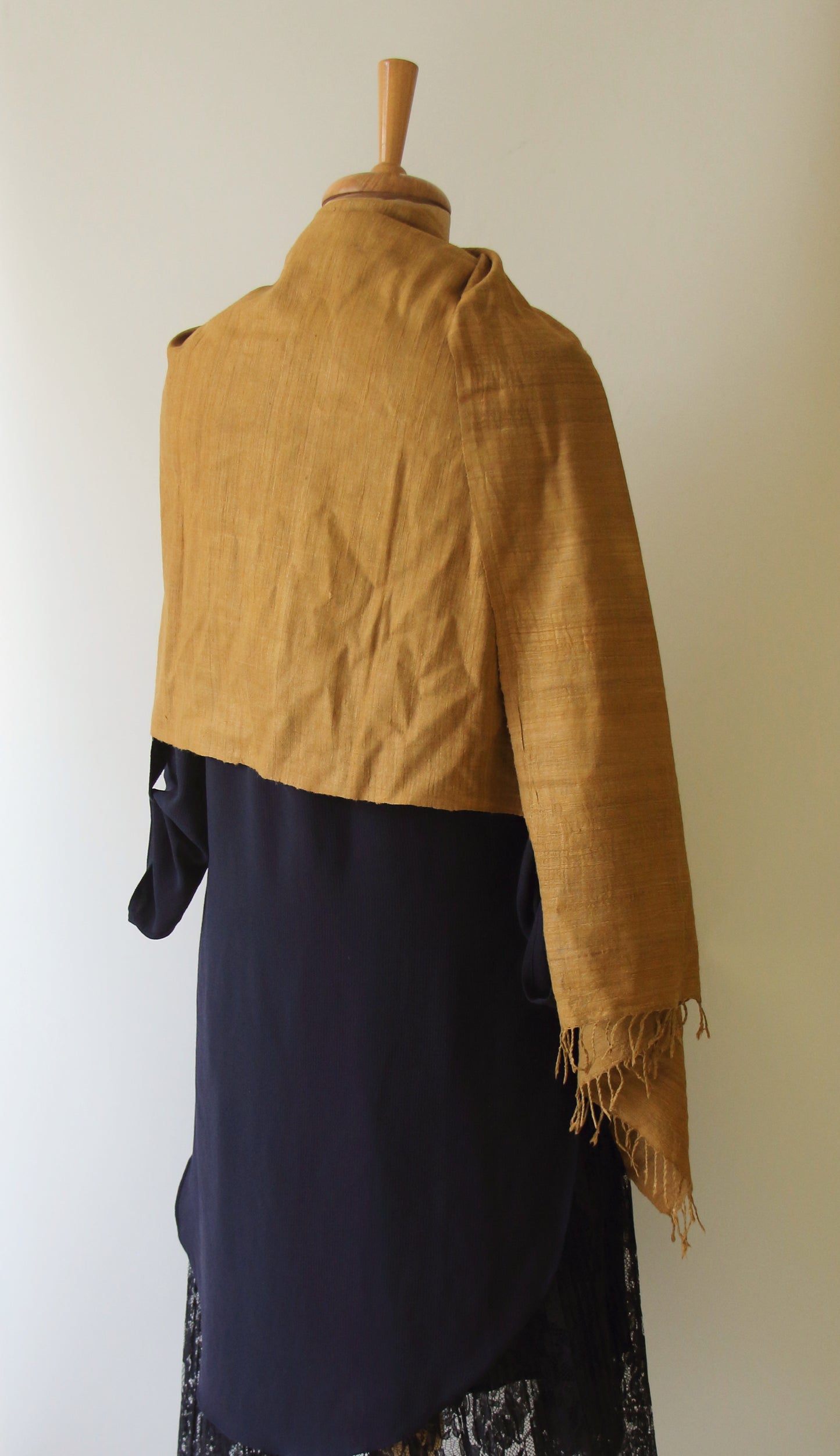 Natural Dyed Handloom Eri Silk Stoles / Small Size Shawl from Assam