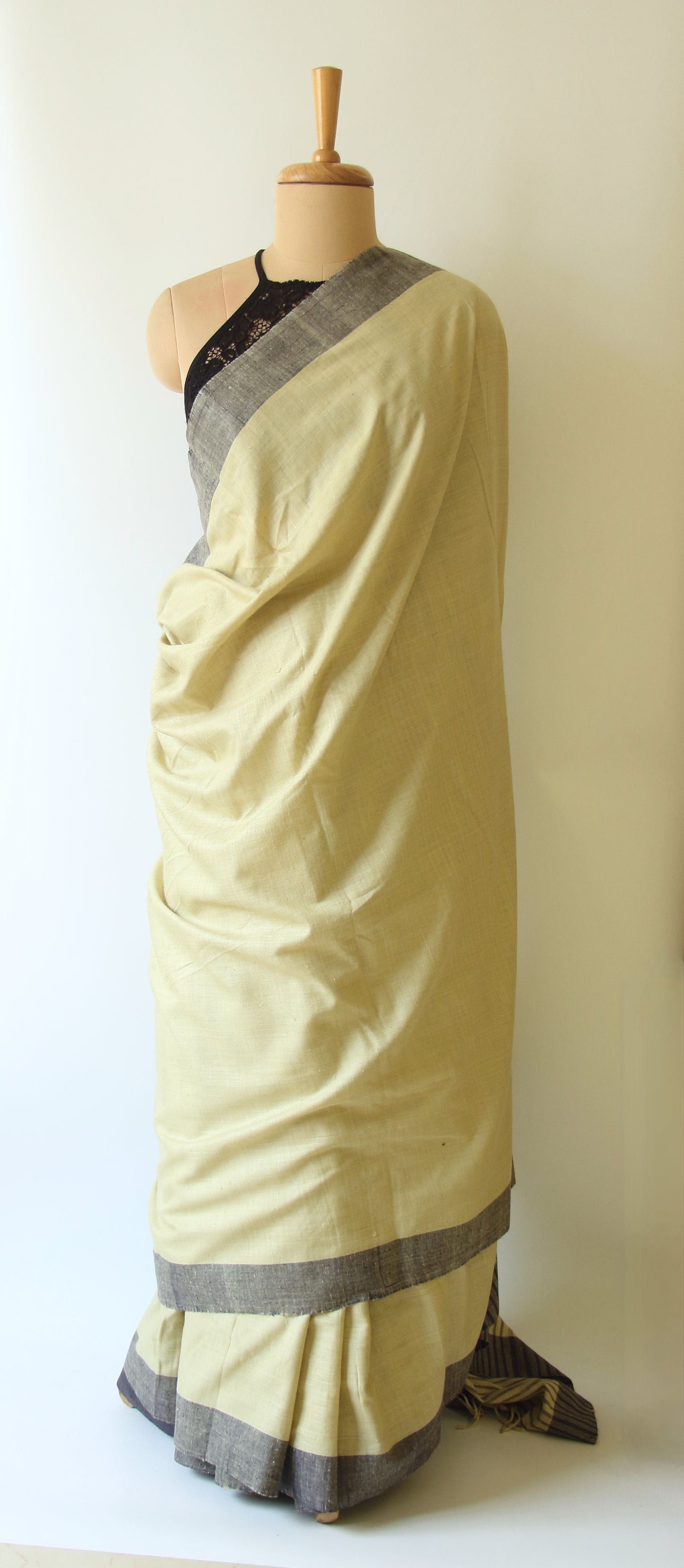 Eri Silk Saree in Soft Green colour from Assam