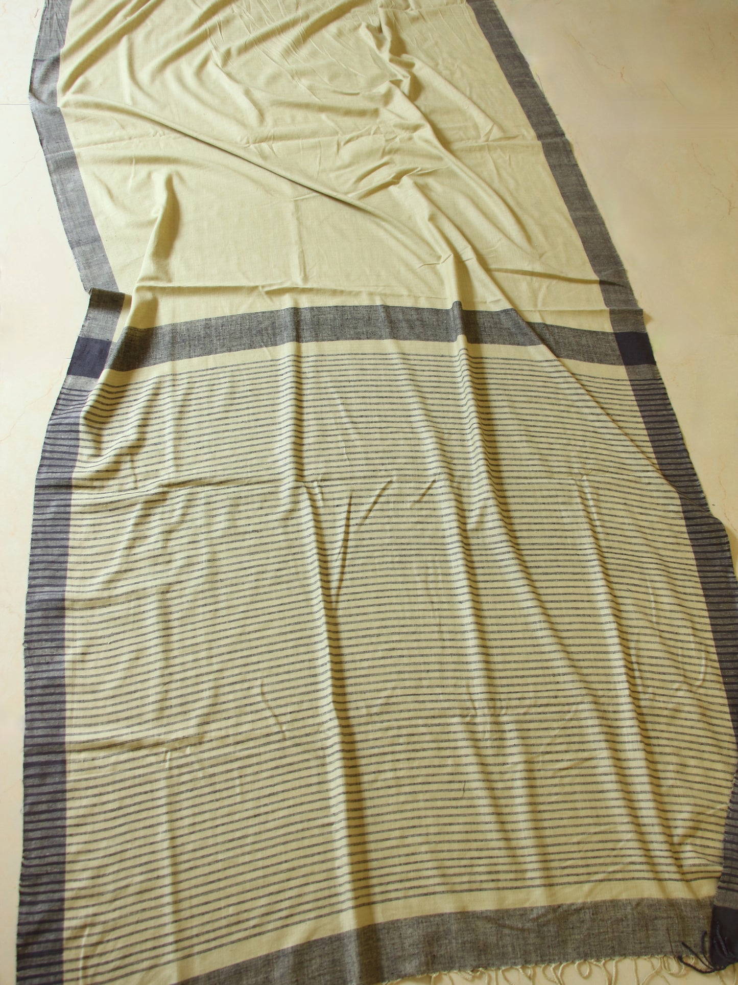 Eri Silk Saree in Soft Green colour from Assam