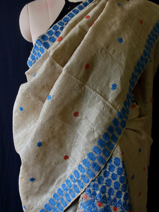 Authentic Muga Silk  Mekhela Chador Set
