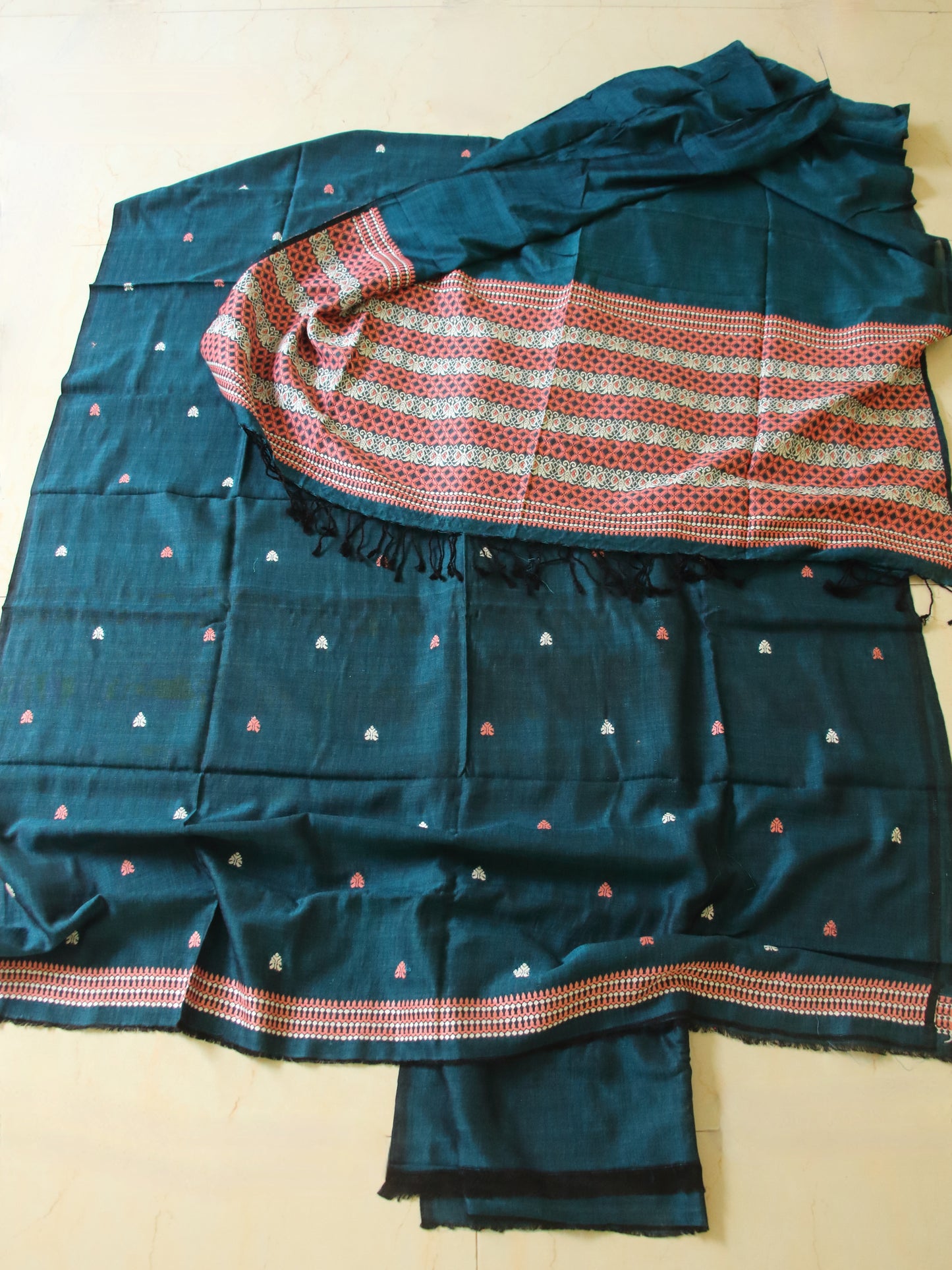 Cotton Assam Design Full Suit Set