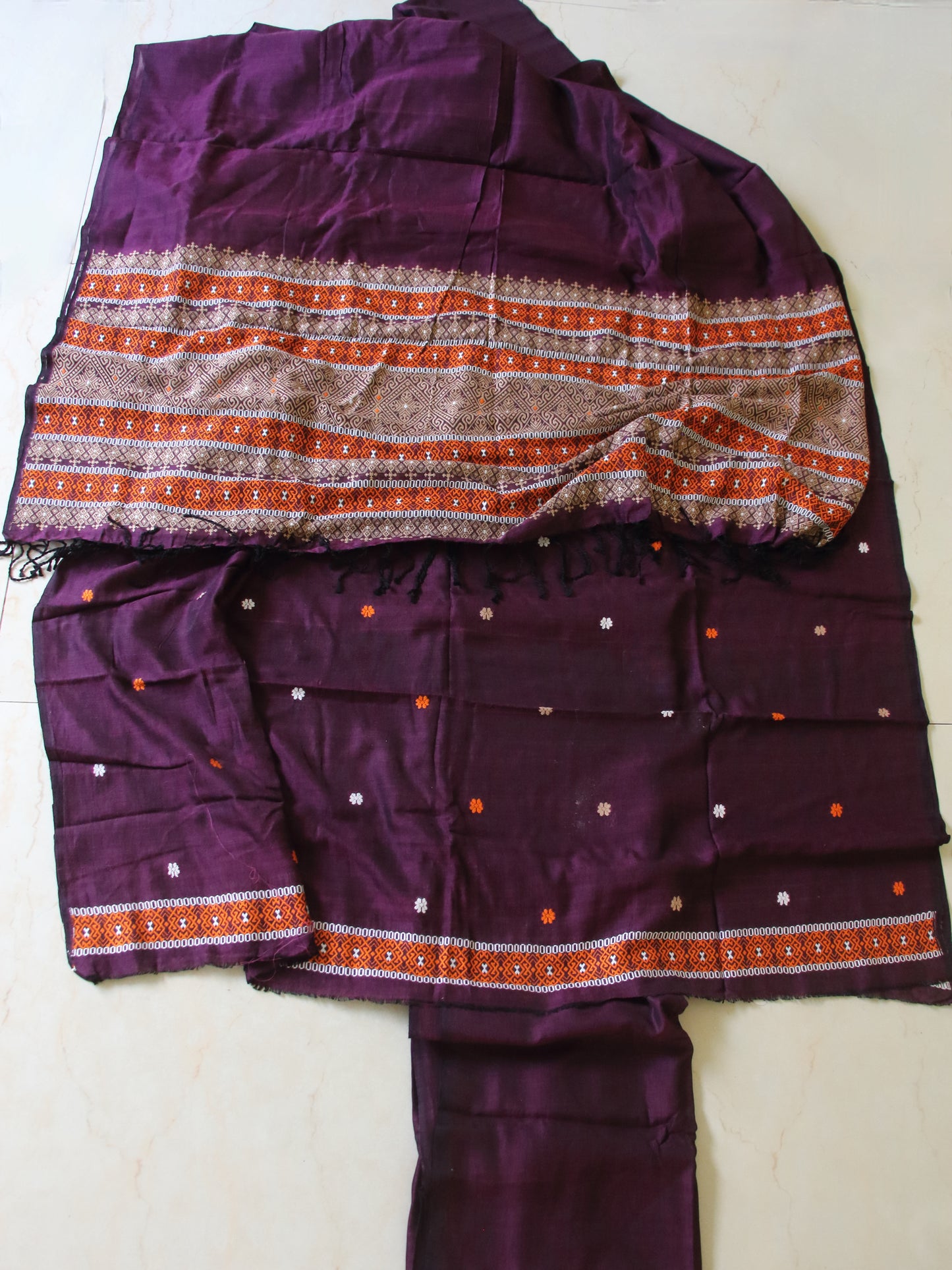 Cotton Assam Design Full Suit Set
