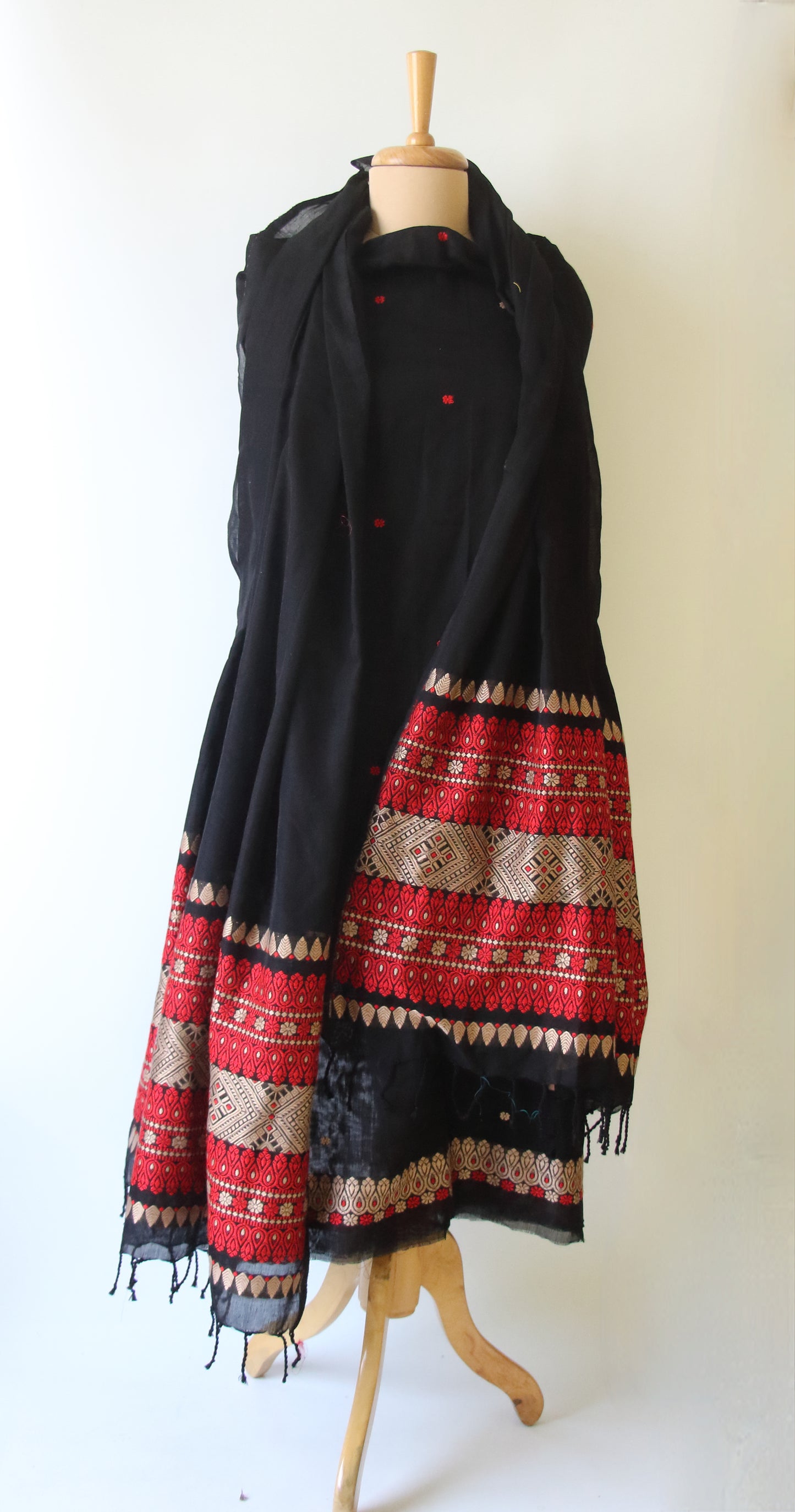 Cotton Assam Design Full Suit Set