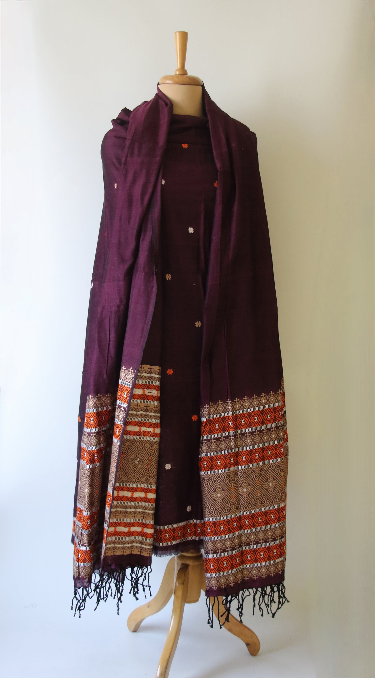 Cotton Assam Design Full Suit Set