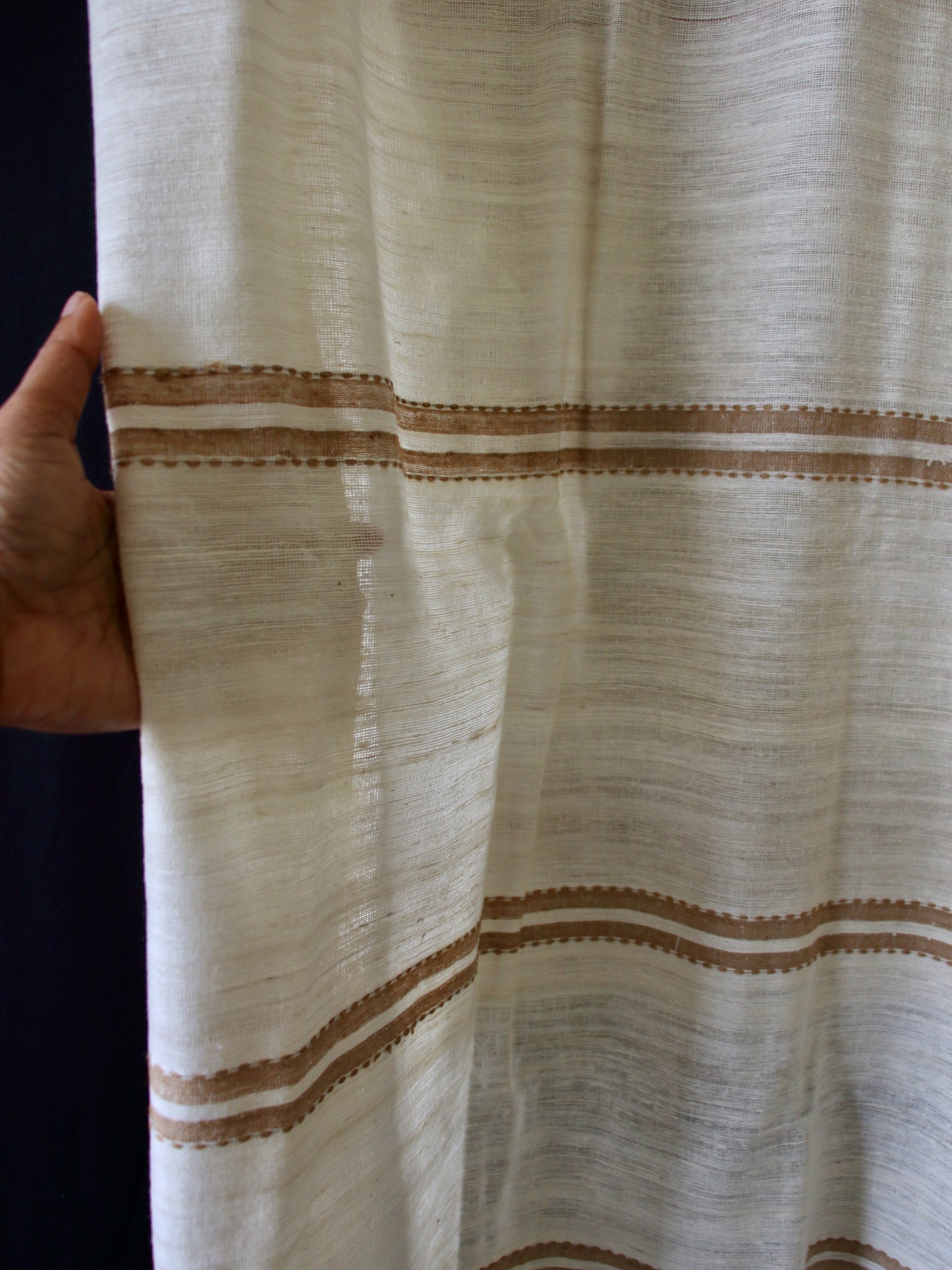 Handloom Hand Spun Eri Silk Scarf from Assam , India