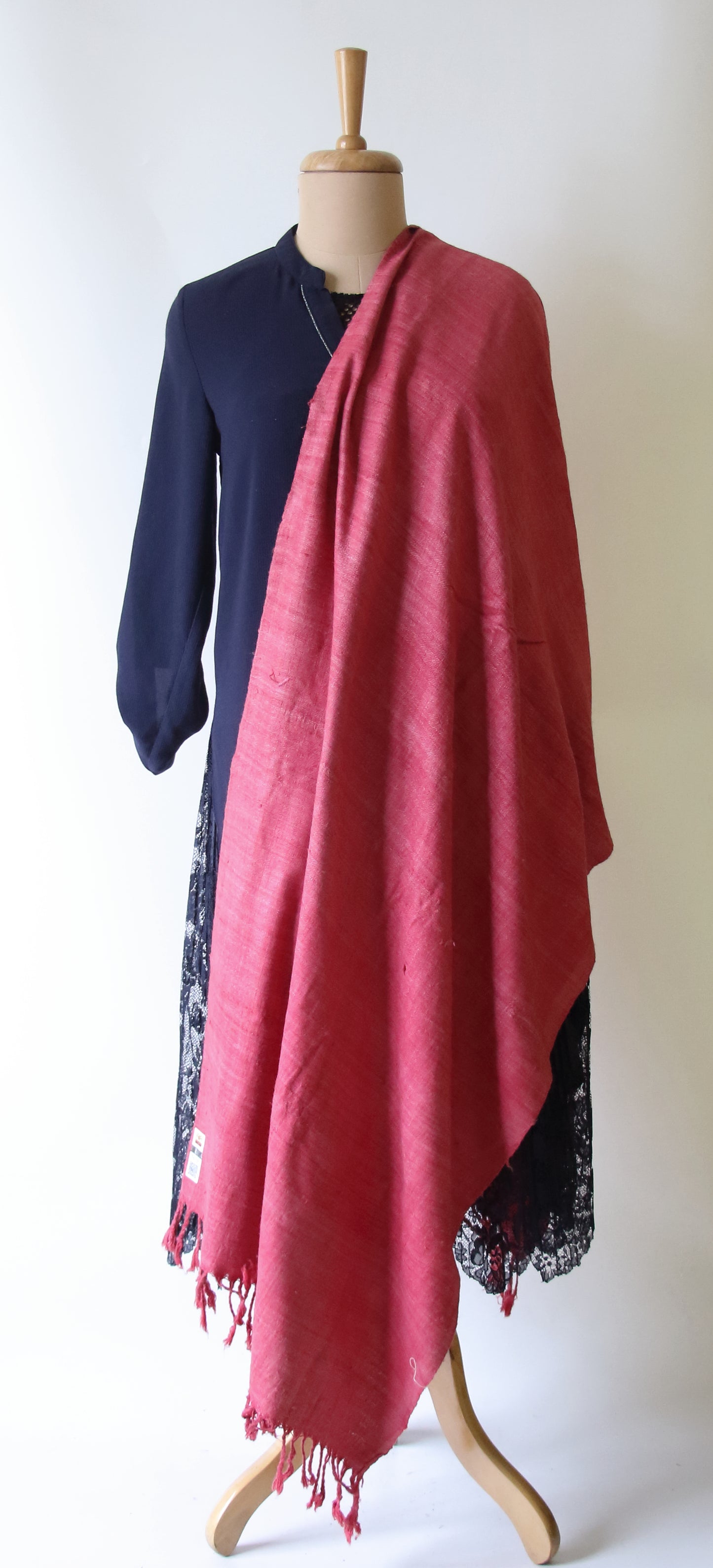 Natural Dyed Eri silk / Ahimsa Silk Handloom Shawls from Assam