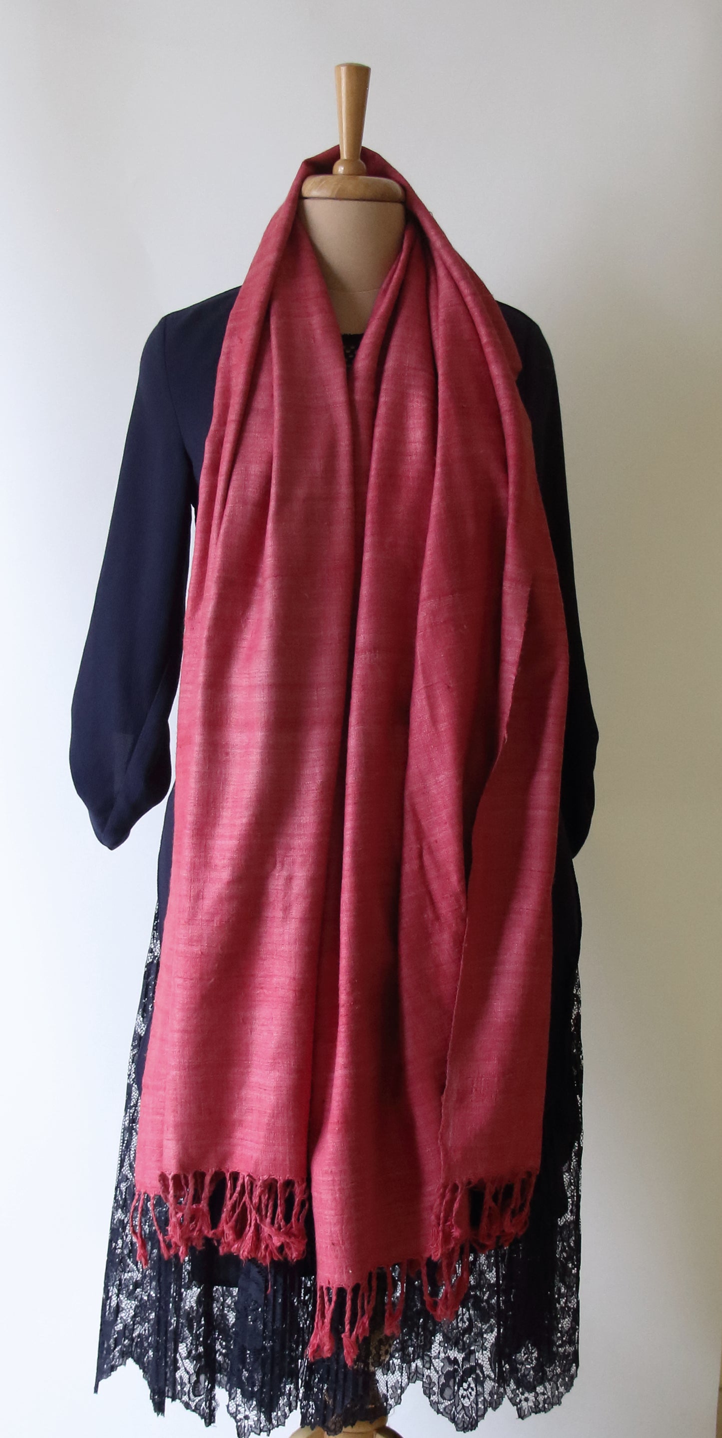 Natural Dyed Eri silk / Ahimsa Silk Handloom Shawls from Assam