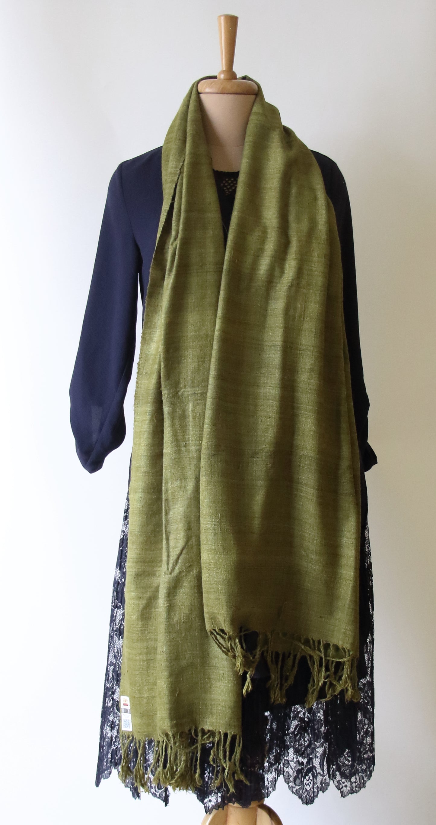 Natural Dyed Eri silk / Ahimsa Silk Handloom Shawls from Assam