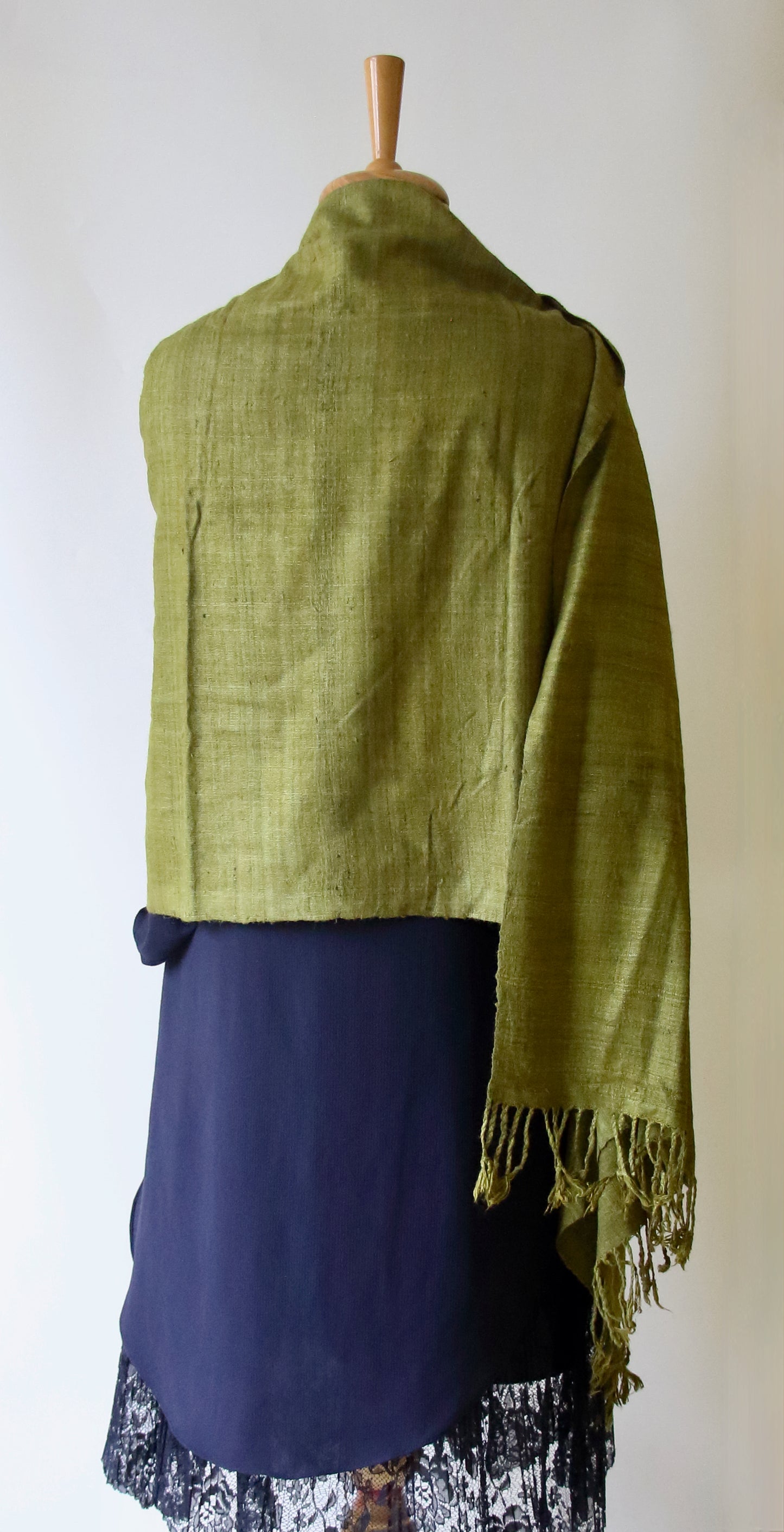Natural Dyed Eri silk / Ahimsa Silk Handloom Shawls from Assam