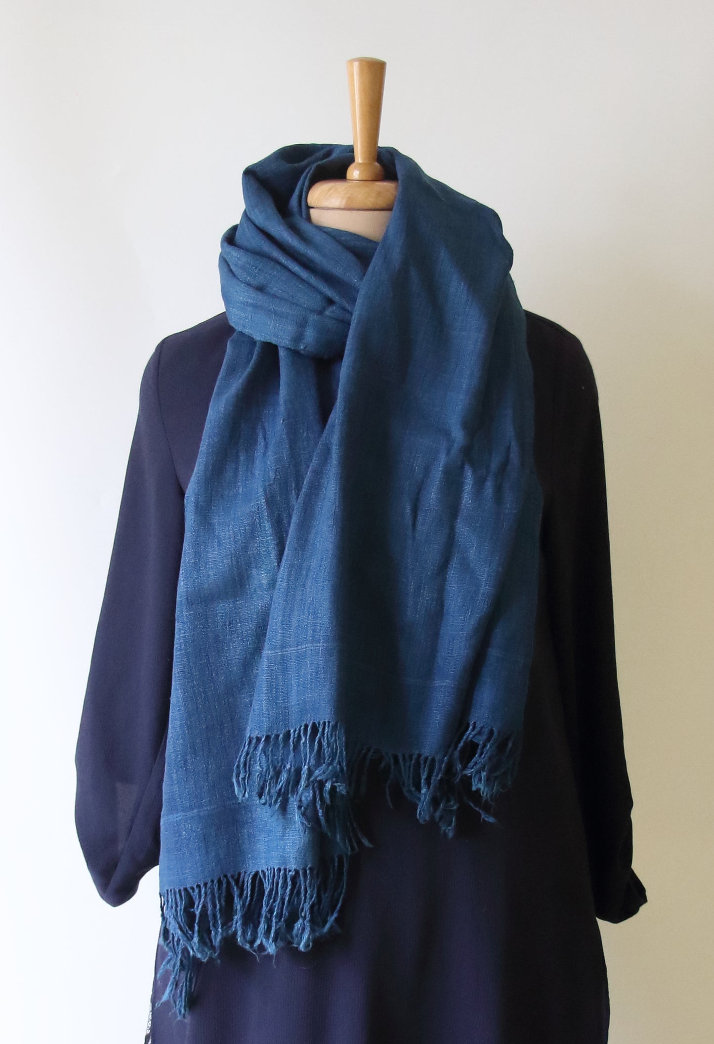 Natural Dyed Eri silk / Ahimsa Silk Handloom Shawls from Assam