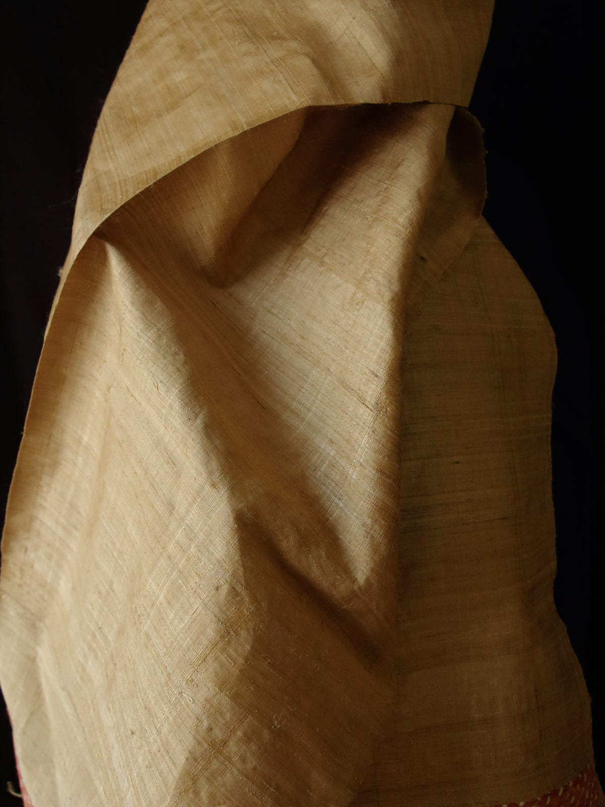 Golden Muga Silk Scarf / Handwoven from Assam