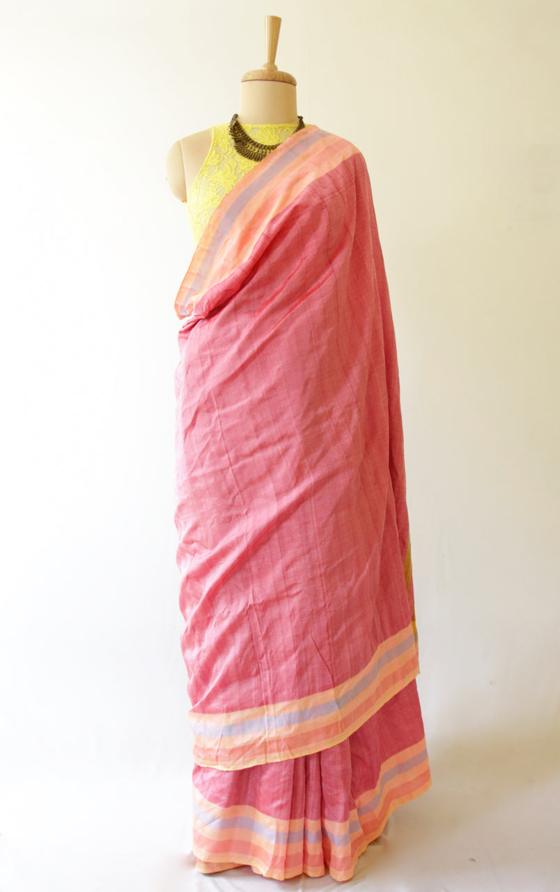 Handloom Cotton Silk Sari from Assam