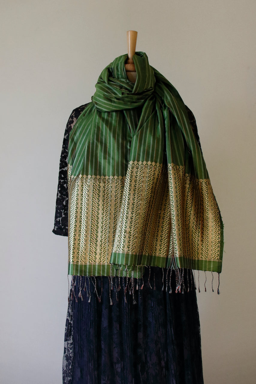 Handloom Silk Stole / Dupatta from Assam India