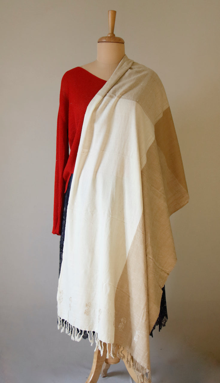 Eri SilK / Ahimsa Silk Handloom Stole