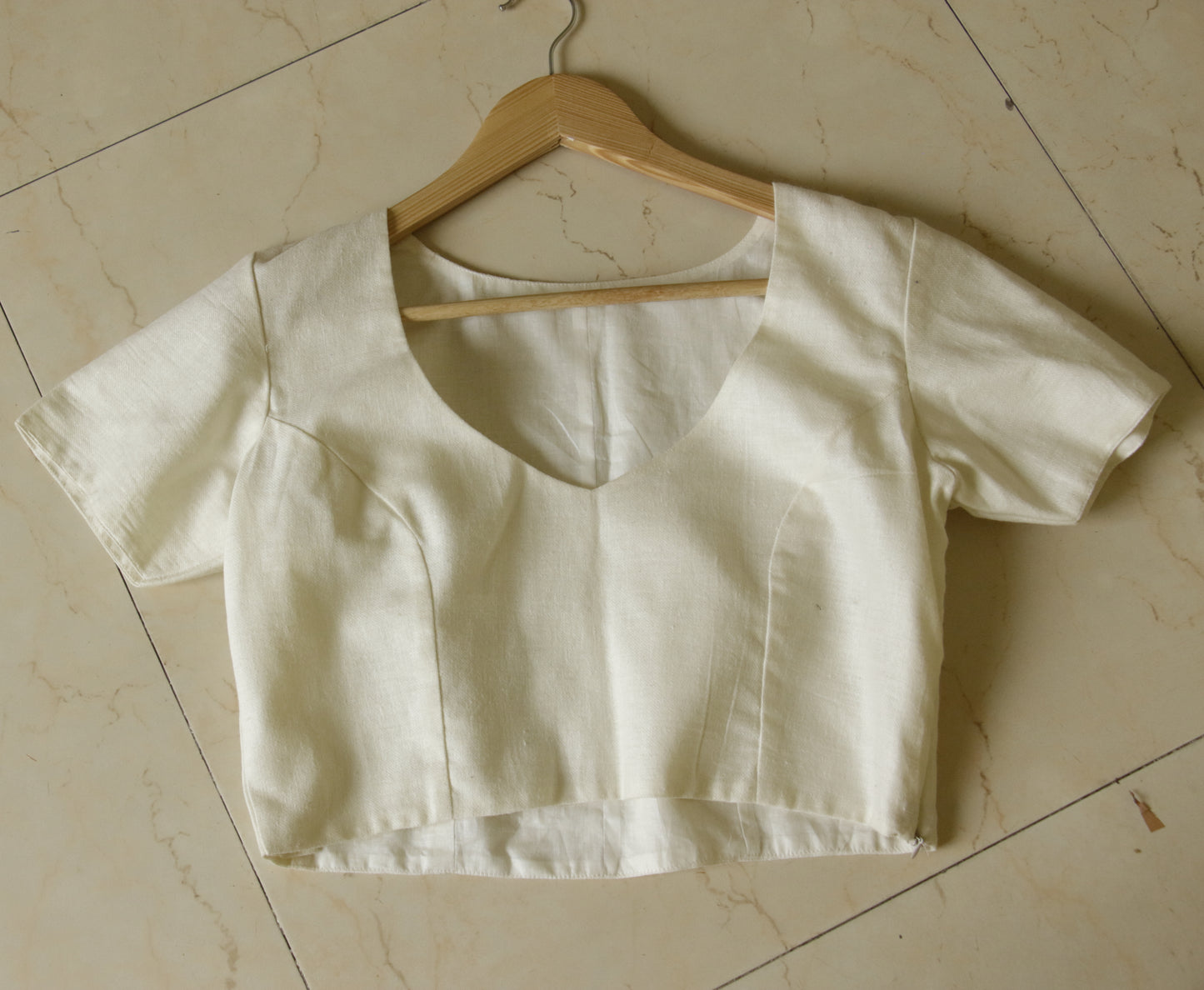 Hundred percent Eri Silk fabric in natural colour