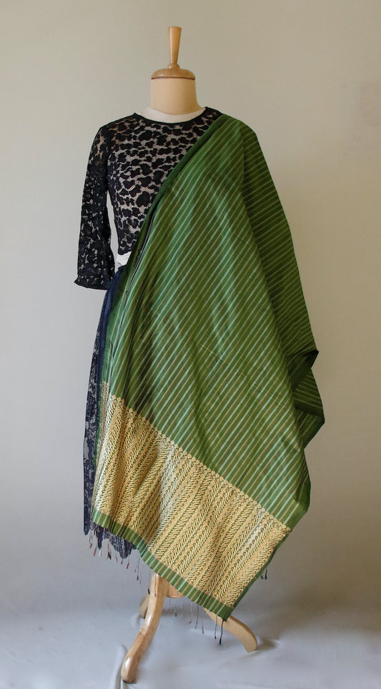 Handloom Silk Stole / Dupatta from Assam India
