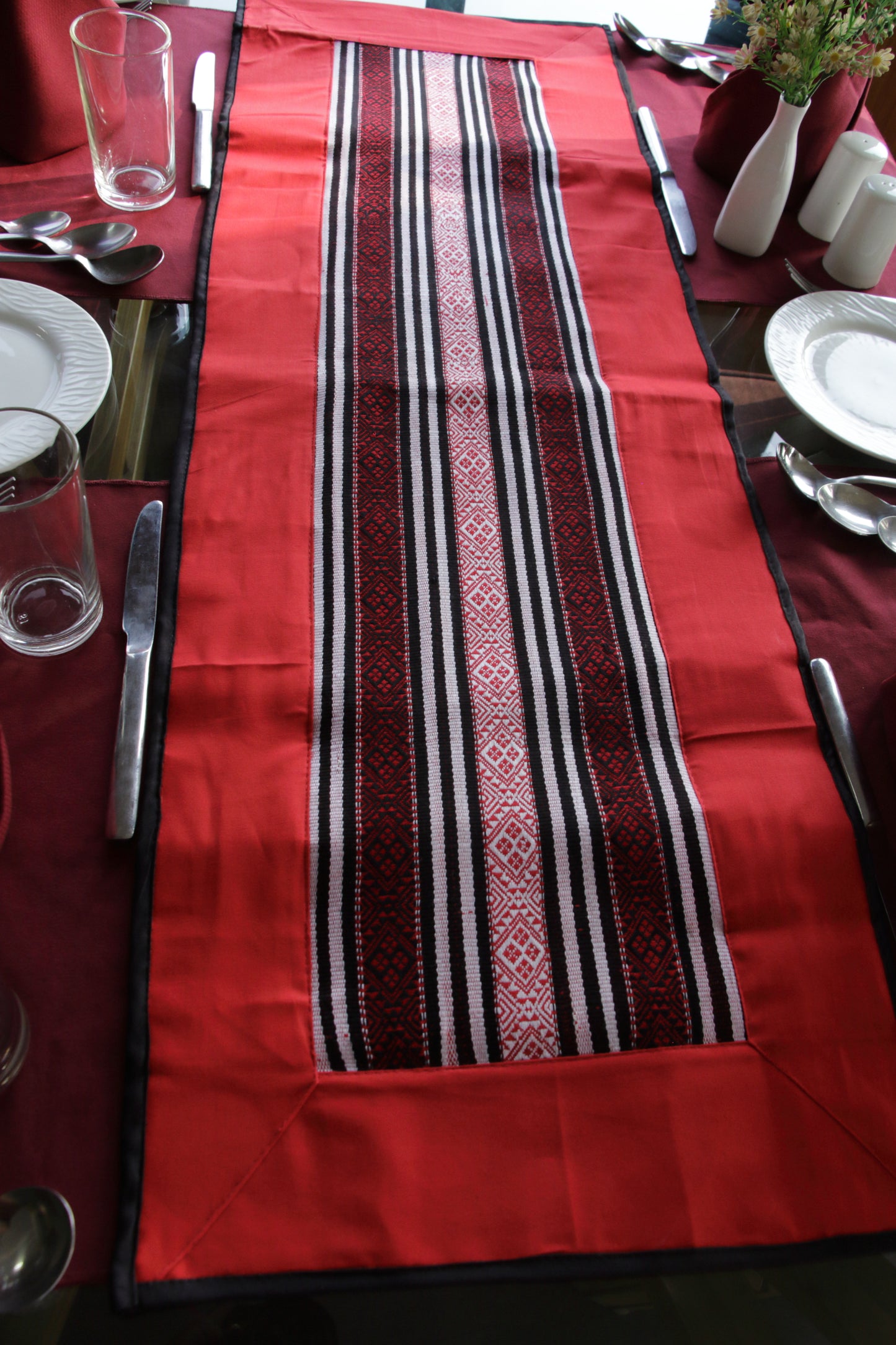 Handloom Cotton Table Runner