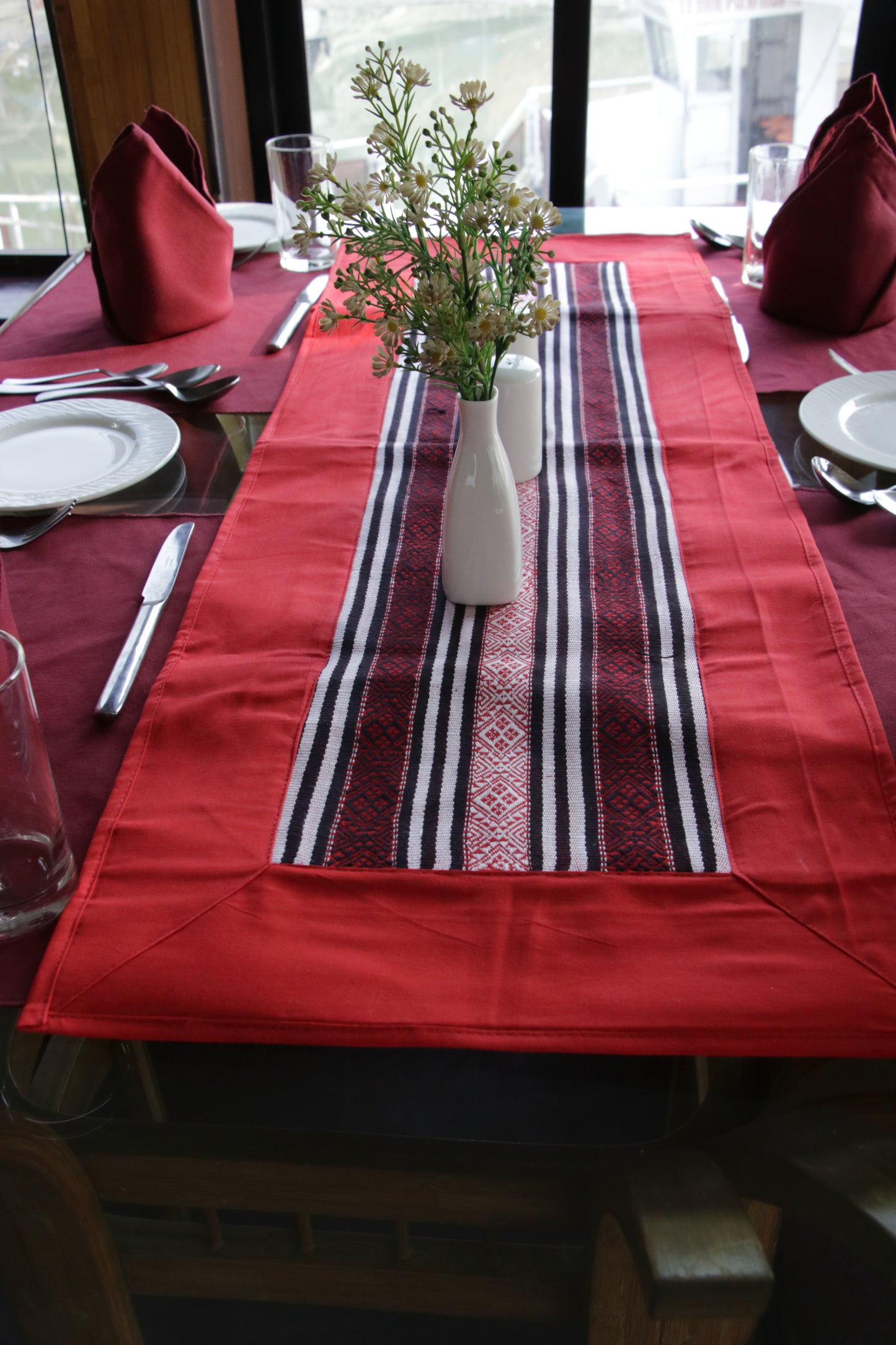 Handloom Cotton Table Runner