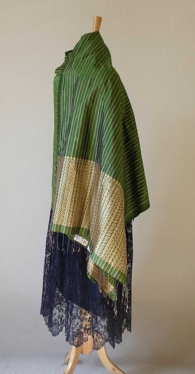 Handloom Silk Stole / Dupatta from Assam India