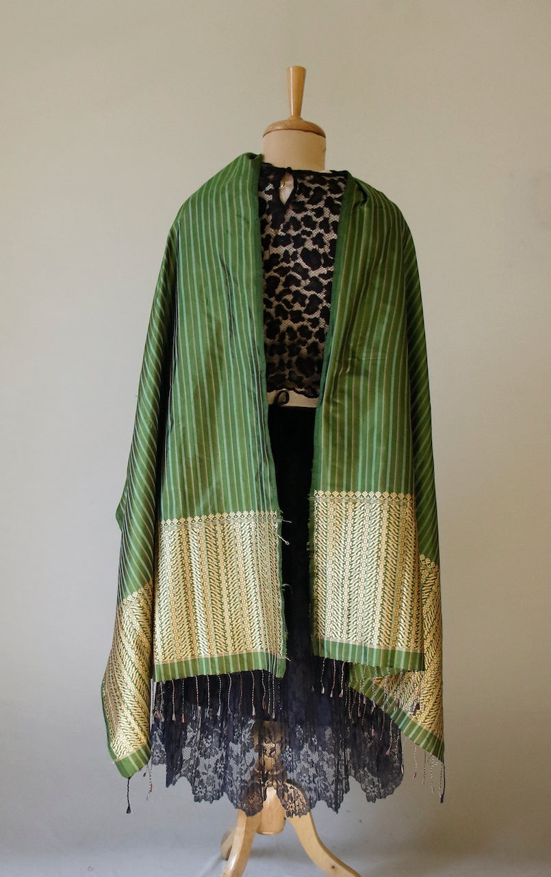 Handloom Silk Stole / Dupatta from Assam India