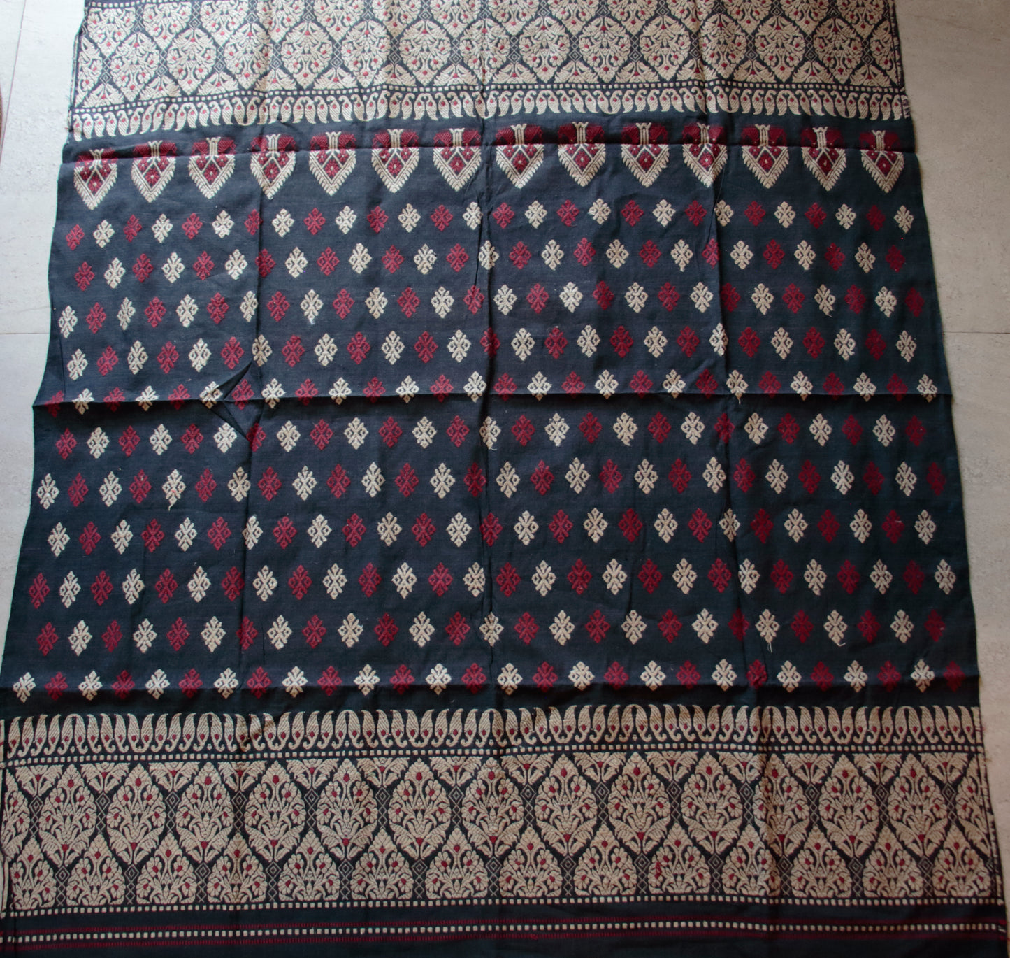 Natural Dyed Eri Silk / Peace Silk Blouse Pieces - 1.10  meter 39" width